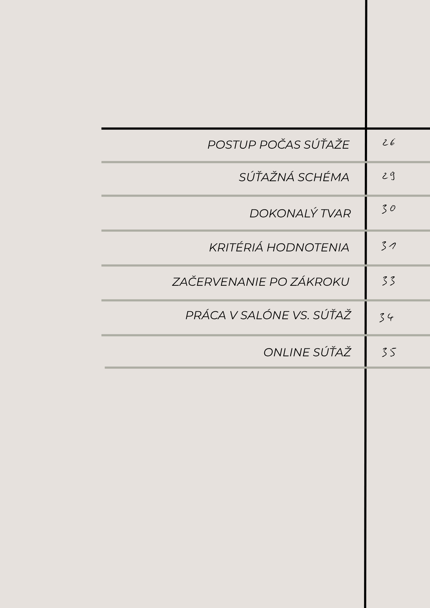 THE CHAMPION DOSSIER - PRÍPRAVA NA SÚŤAŽ